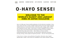 Desktop Screenshot of ohayosensei.com